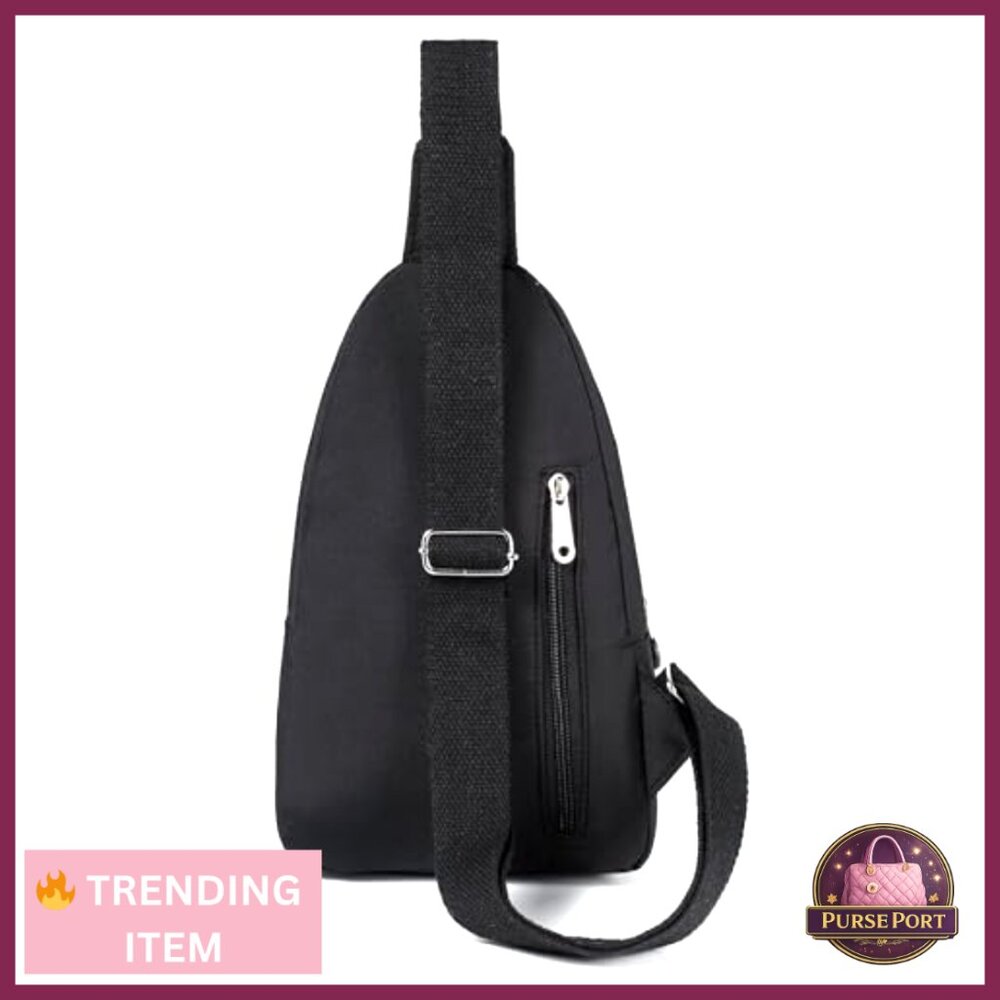 Small Crossbody Sling Backpack, Adjustable Strap,… - image 5